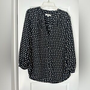 Madewell Silk 3/4 Sleeve Blouse